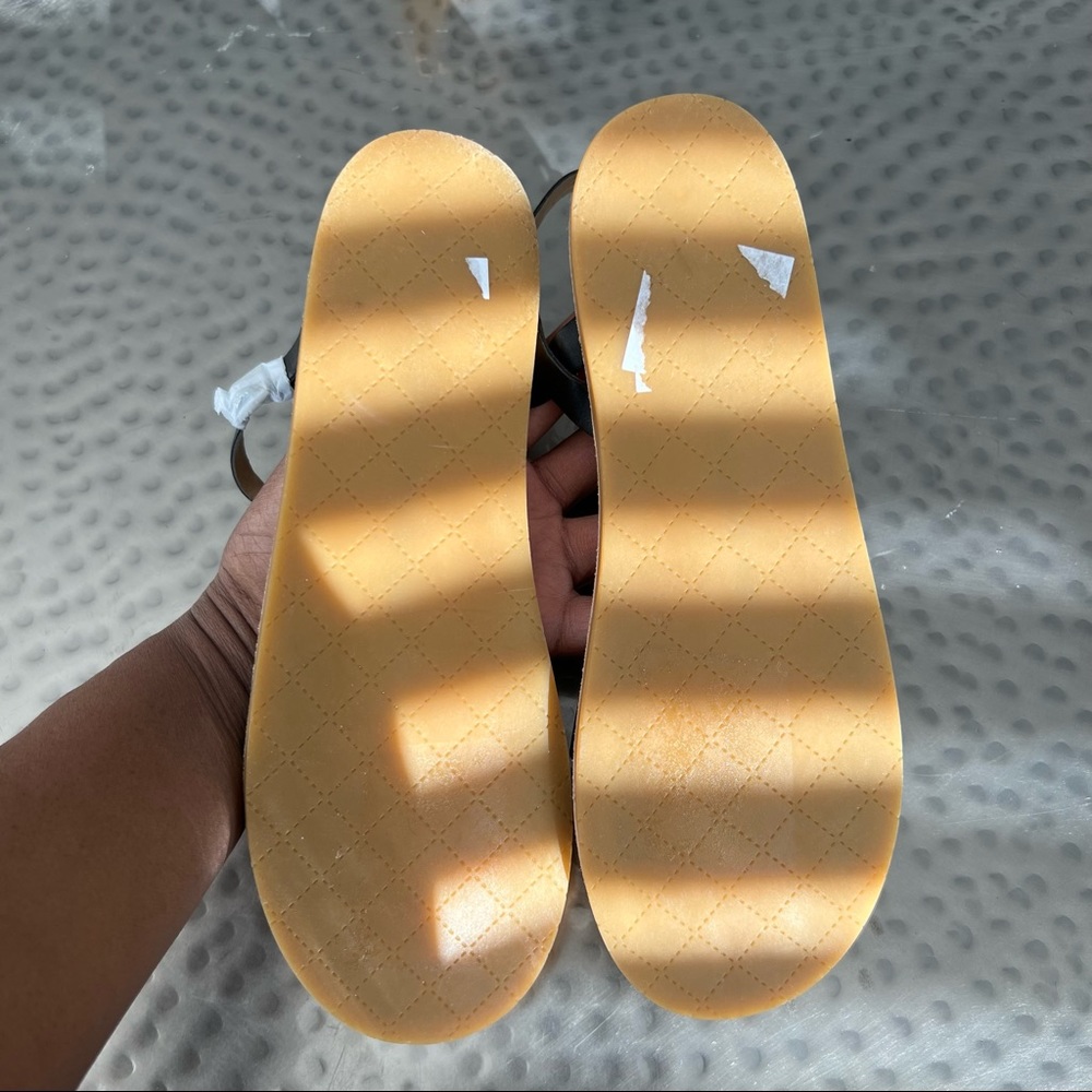 Nordstrom Sadee Flat Sandal in Black - Picture 5 of 5